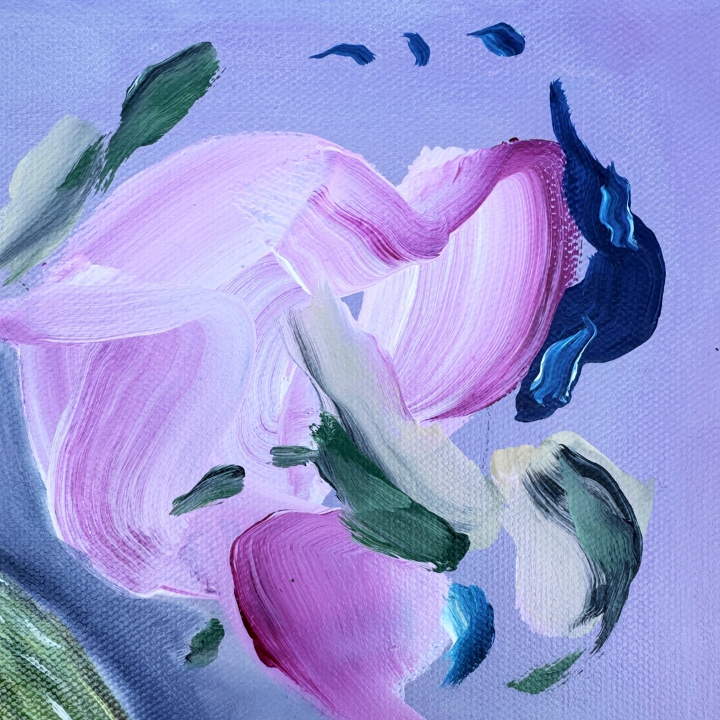 Anna Hummingbirds on Abstract