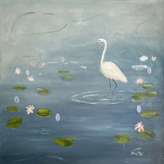 Egret and Bloom