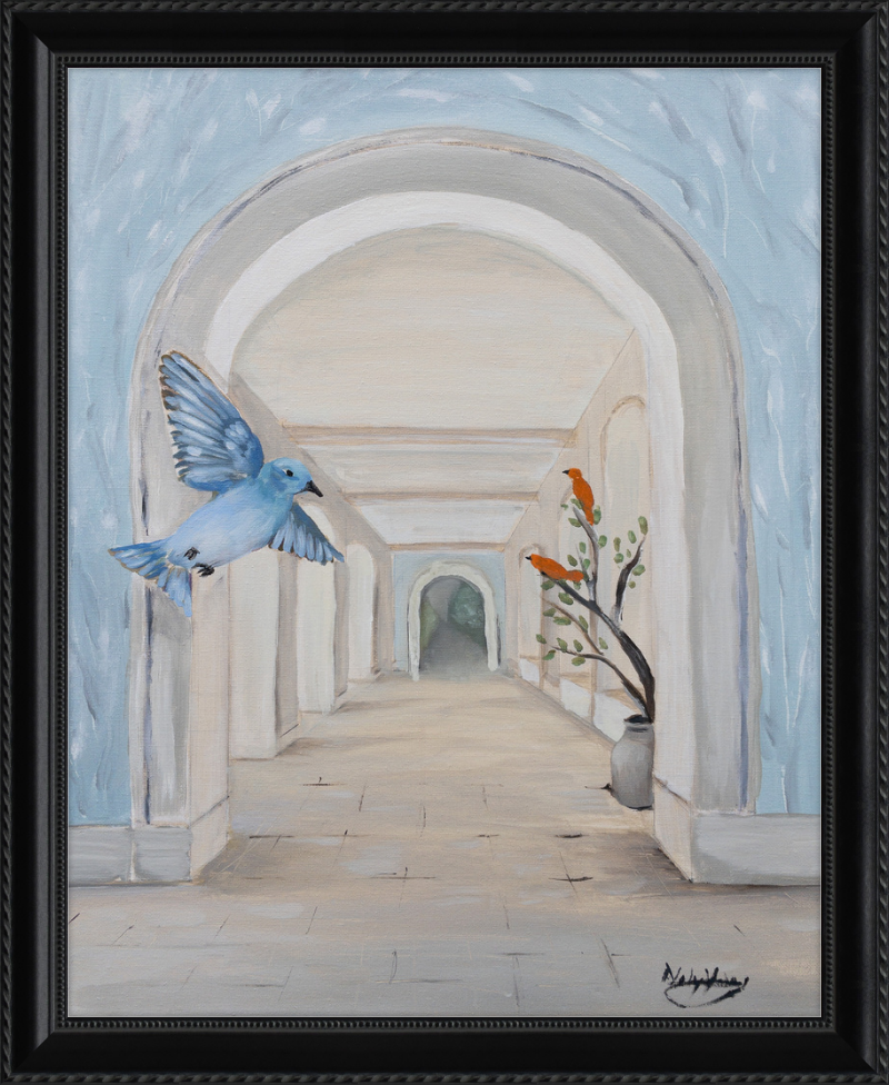 Classic Bluebird Art Print