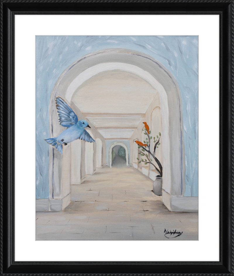 Classic Bluebird Art Print