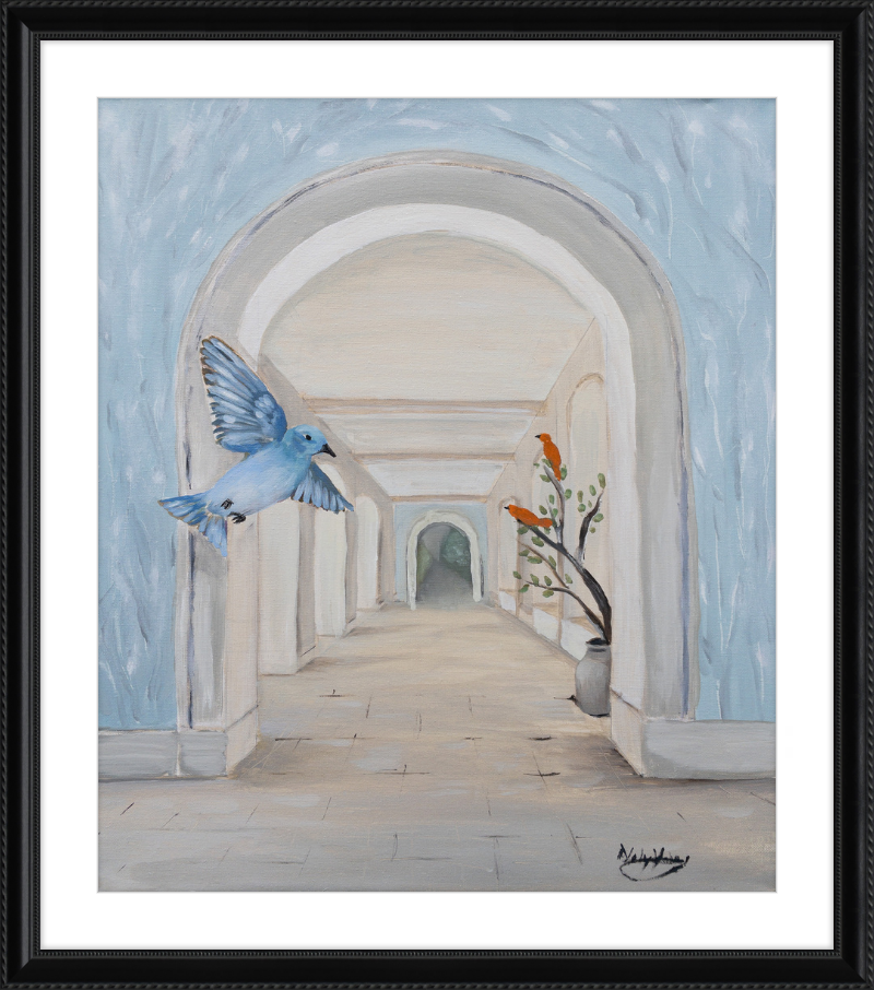 Classic Bluebird Art Print