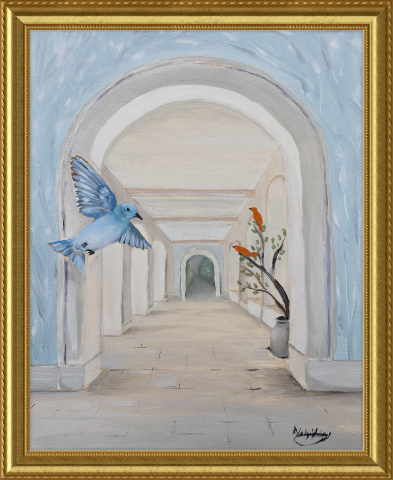 Classic Bluebird Art Print