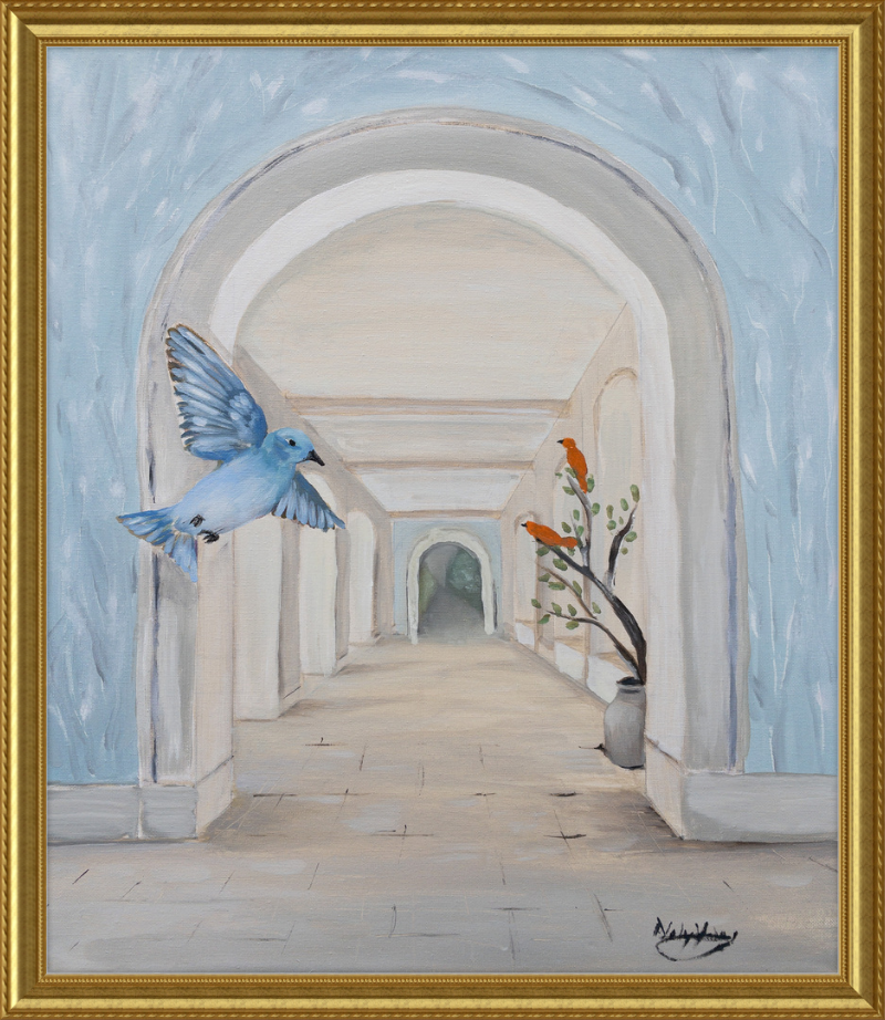 Classic Bluebird Art Print