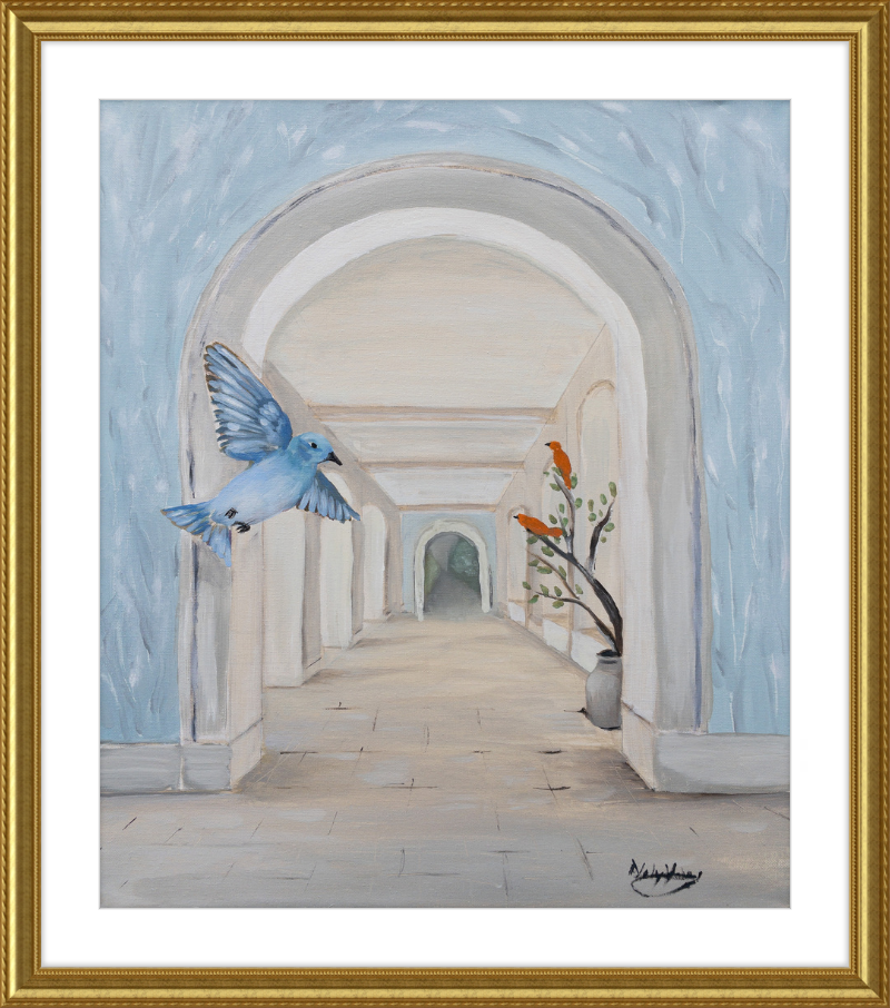 Classic Bluebird Art Print