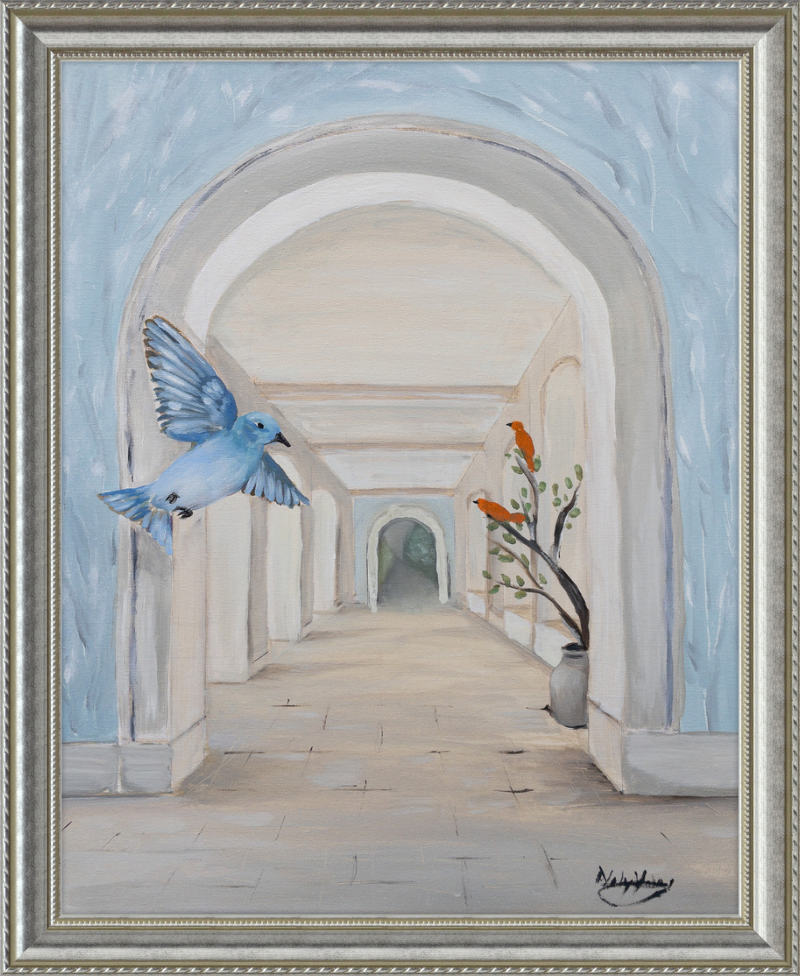 Classic Bluebird Art Print