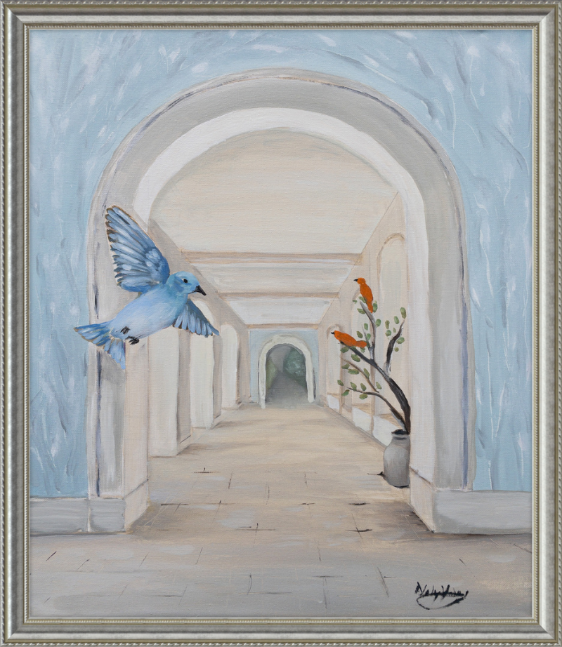 Classic Bluebird Art Print