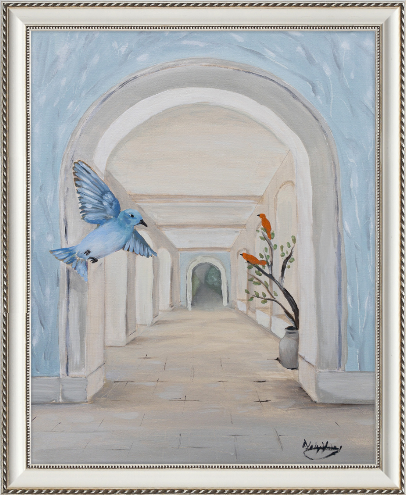 Classic Bluebird Art Print