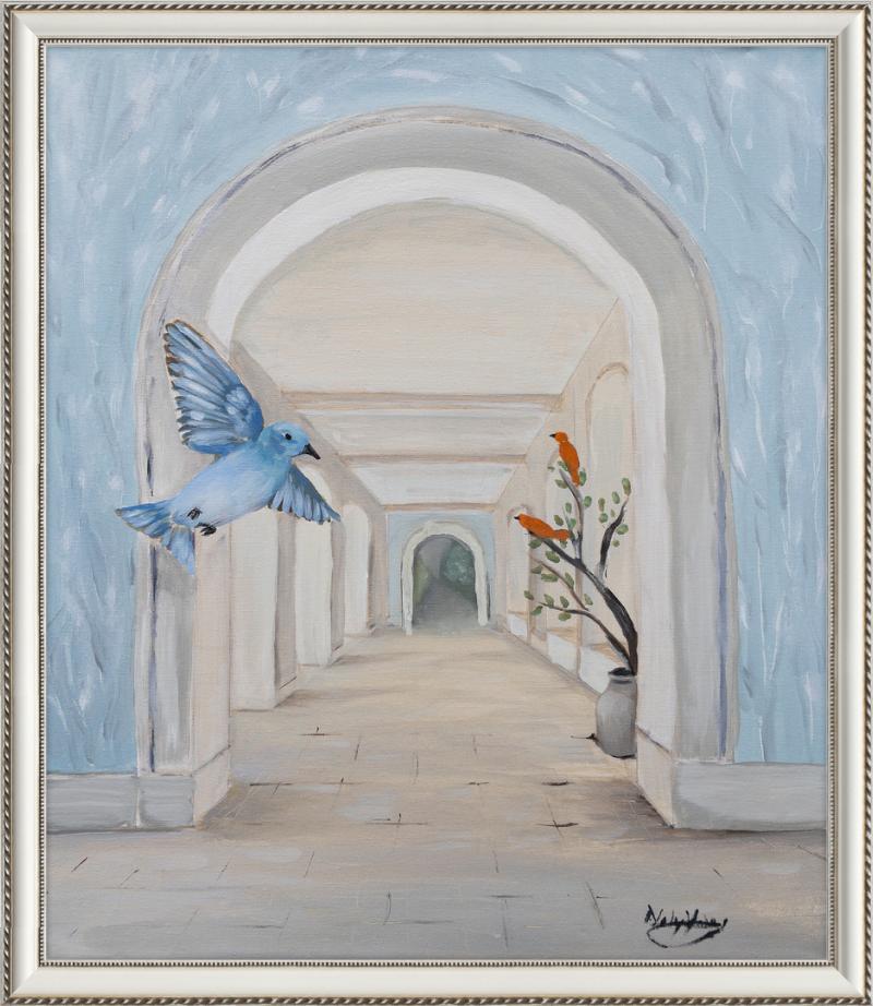 Classic Bluebird Art Print