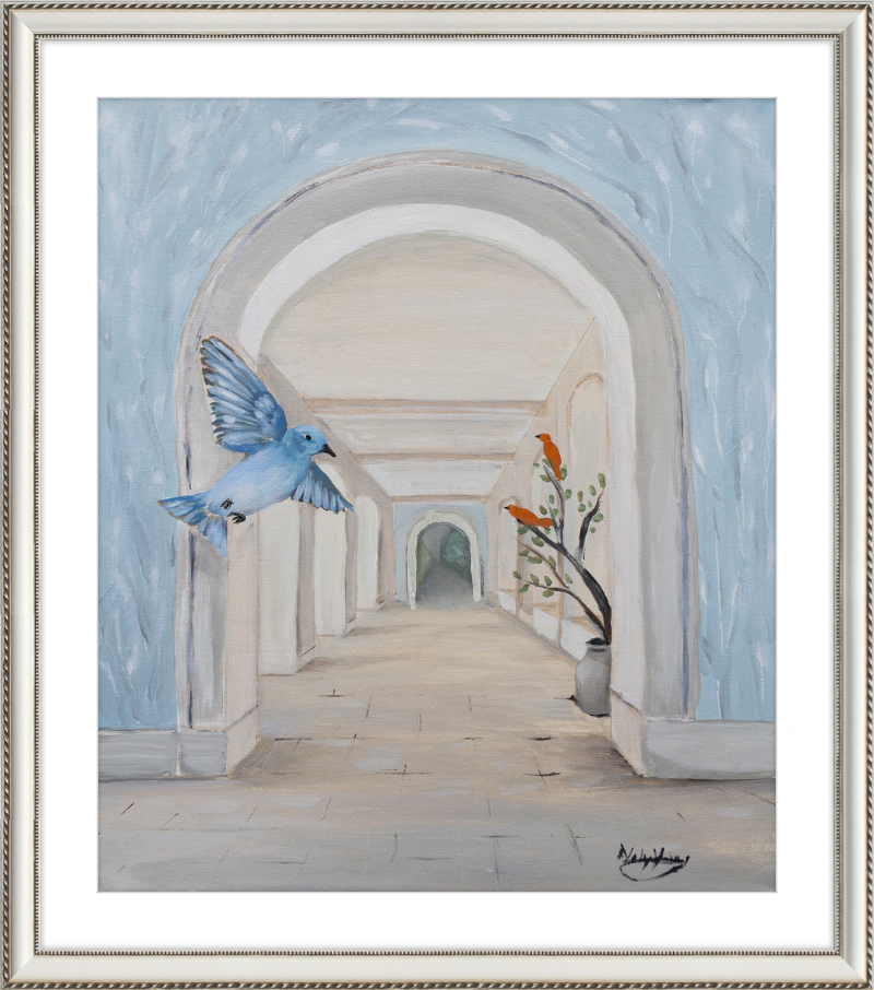 Classic Bluebird Art Print