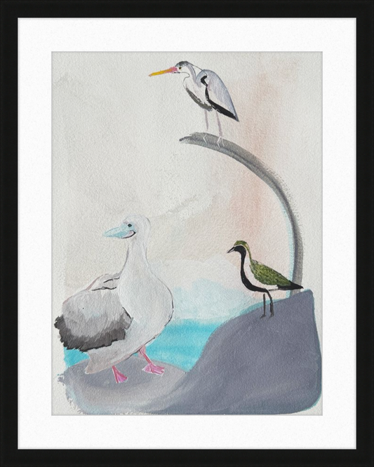 Islands and Open Seas Art Print