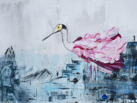 Roseate Spoonbill One