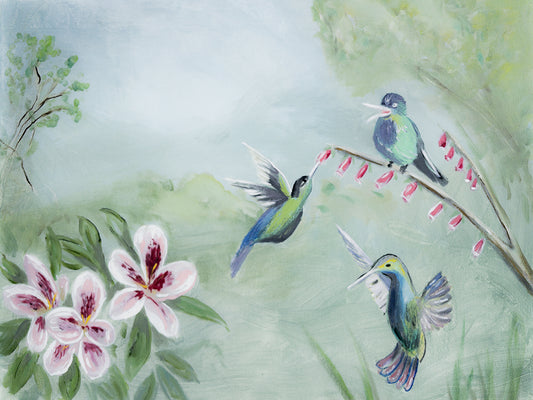 Humming Birds Art