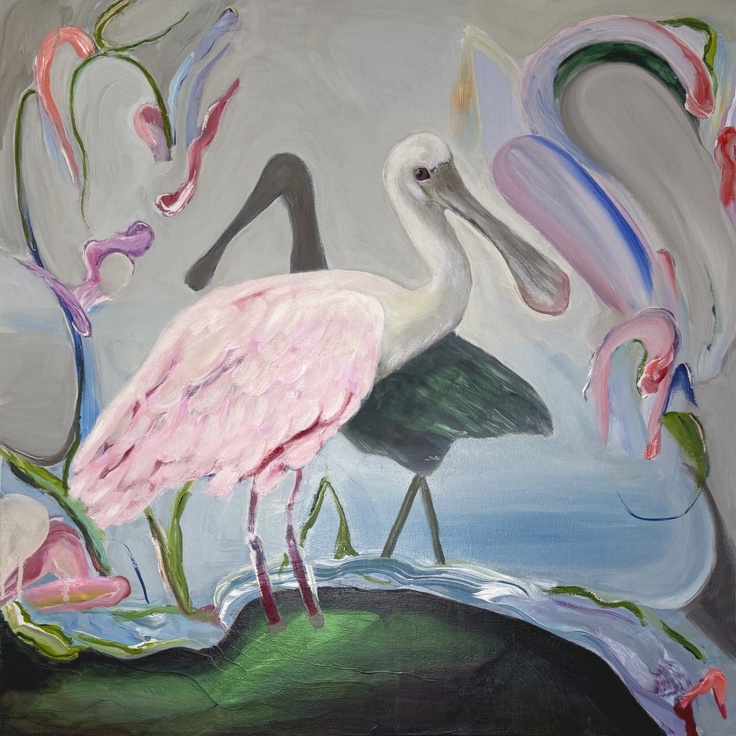 Roseate Spoonbill Celebration
