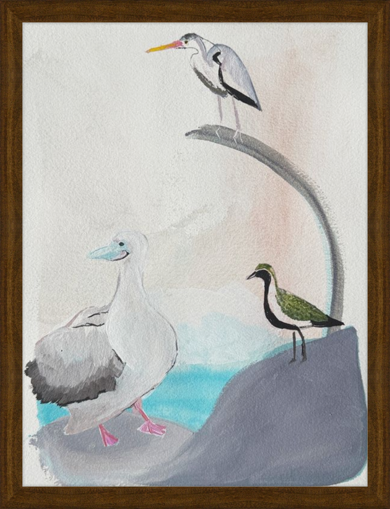 Islands and Open Seas Art Print