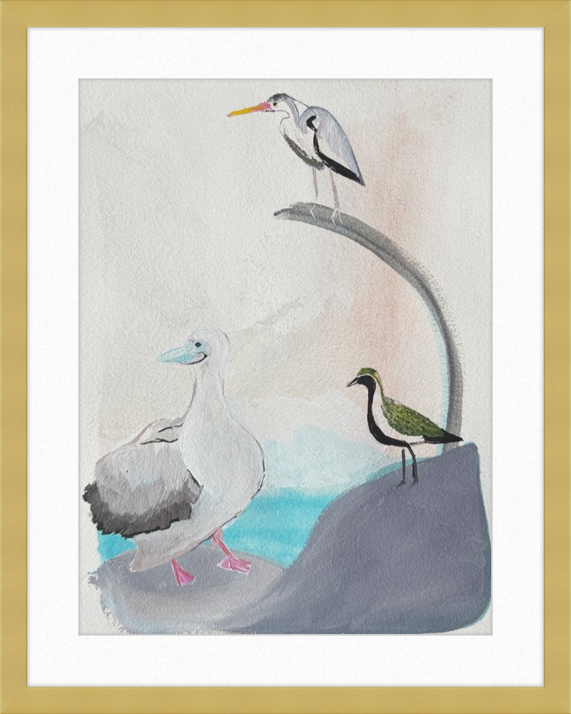 Islands and Open Seas Art Print