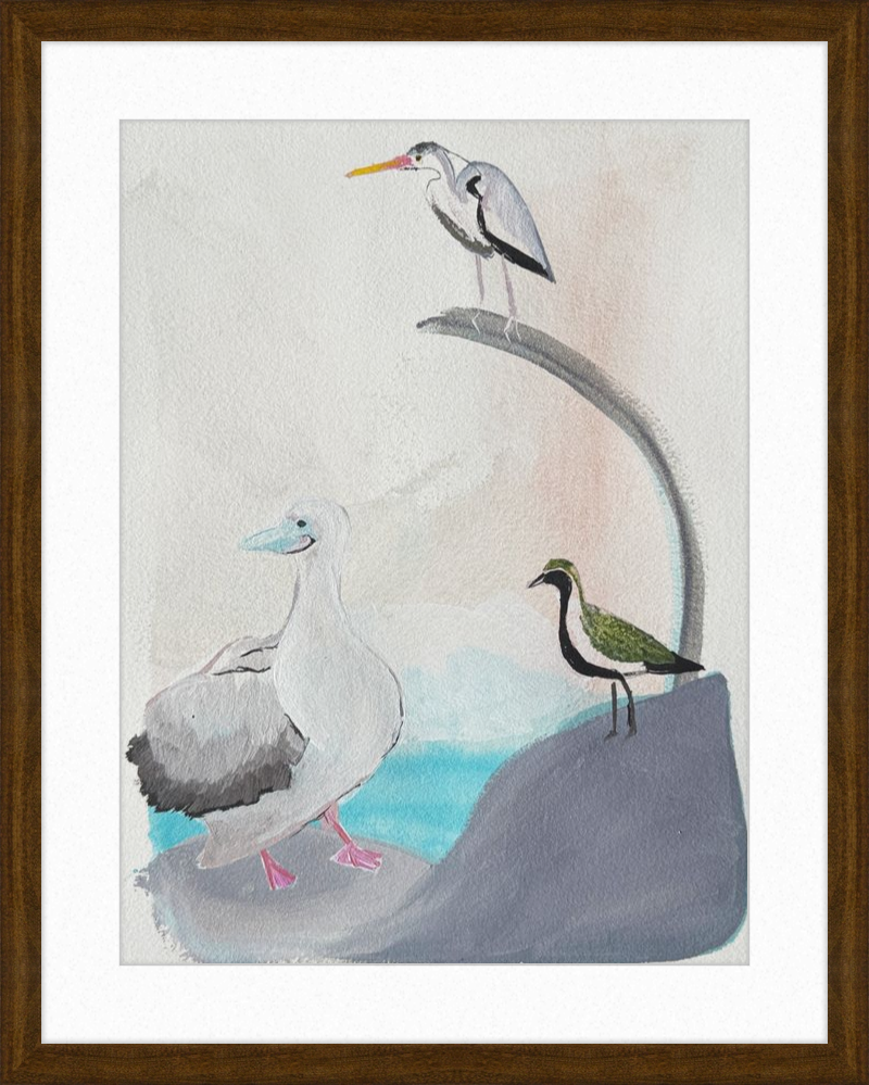 Islands and Open Seas Art Print